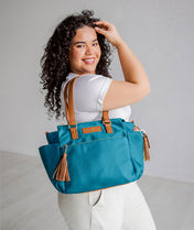 Gemini Mini Convertible Backpack - Cabo Teal Nylon