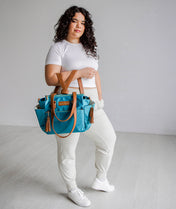 Gemini Mini Convertible Backpack - Cabo Teal Nylon