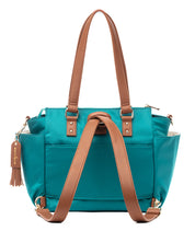 Gemini Mini Convertible Backpack - Cabo Teal Nylon  - [OUTLET RETIRED FINAL SALE]