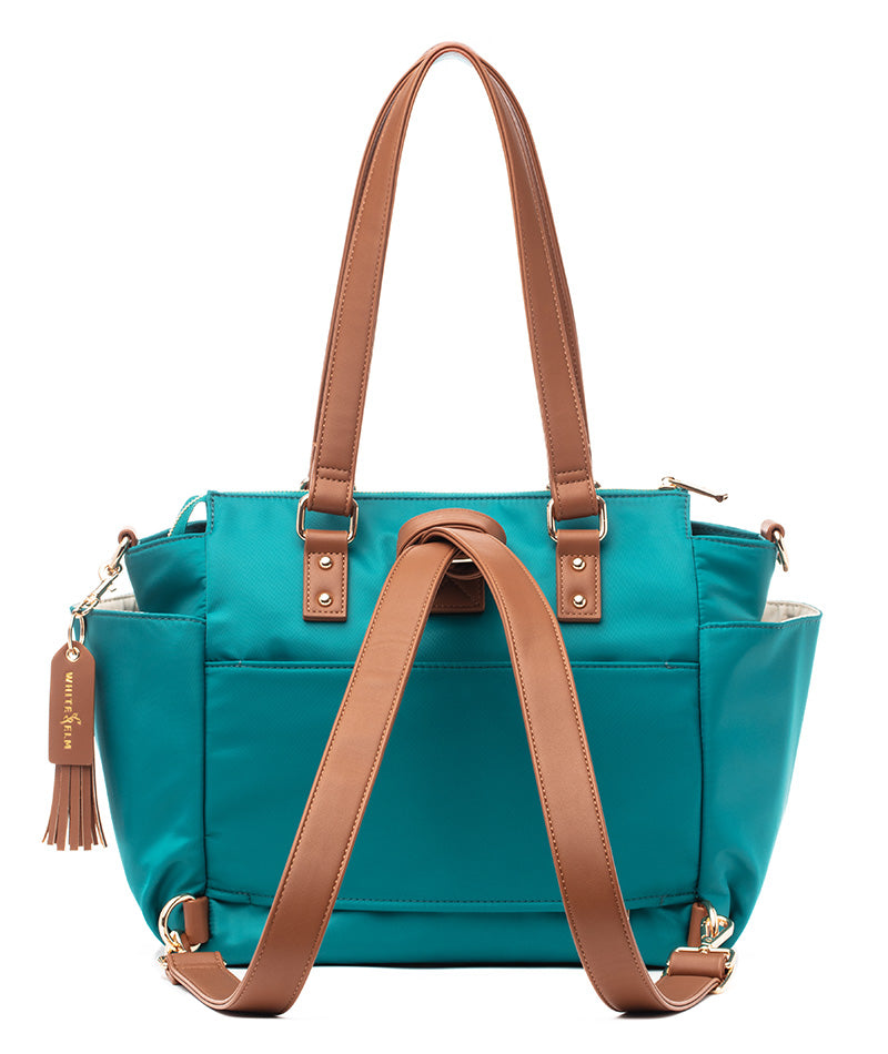Gemini Mini Convertible Backpack - Cabo Teal Nylon