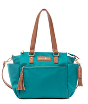 Gemini Mini Convertible Backpack - Cabo Teal Nylon  - [OUTLET RETIRED FINAL SALE]