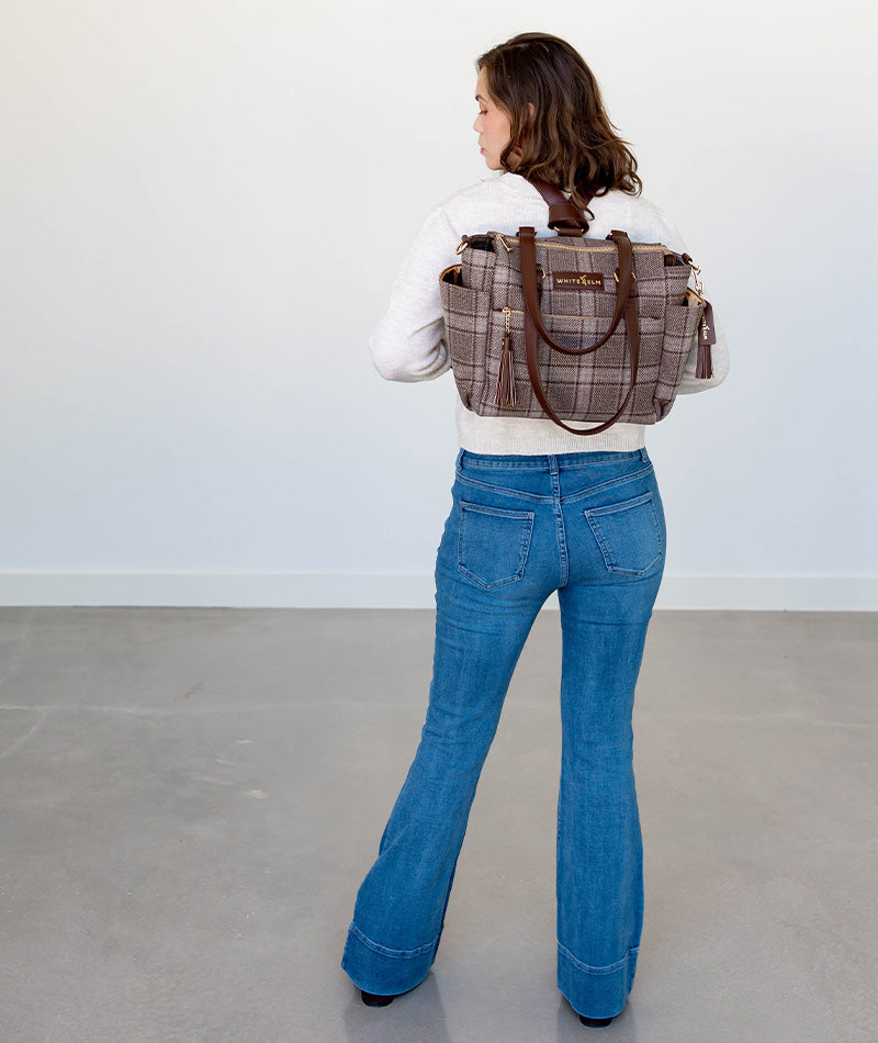 Gemini Mini Convertible Backpack - Uptown Check Wool