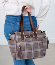 Gemini Mini Convertible Backpack - Uptown Check Wool