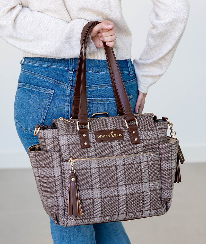 Gemini Mini Convertible Backpack - Uptown Check Wool