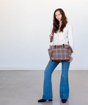 Gemini Mini Convertible Backpack - Uptown Check Wool