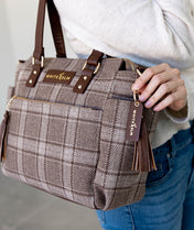 Gemini Mini Convertible Backpack - Uptown Check Wool