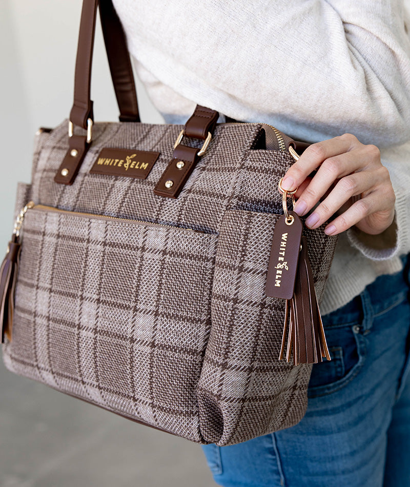 Gemini Mini Convertible Backpack - Uptown Check Wool