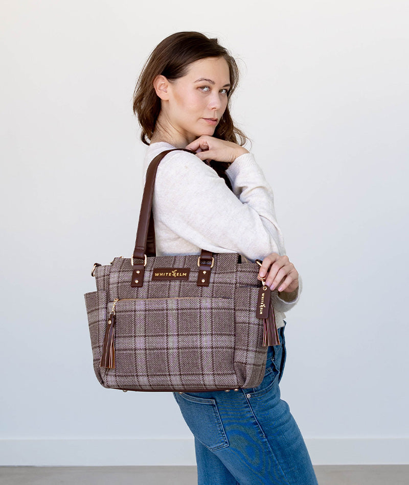Gemini Mini Convertible Backpack - Uptown Check Wool