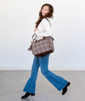 Gemini Mini Convertible Backpack - Uptown Check Wool
