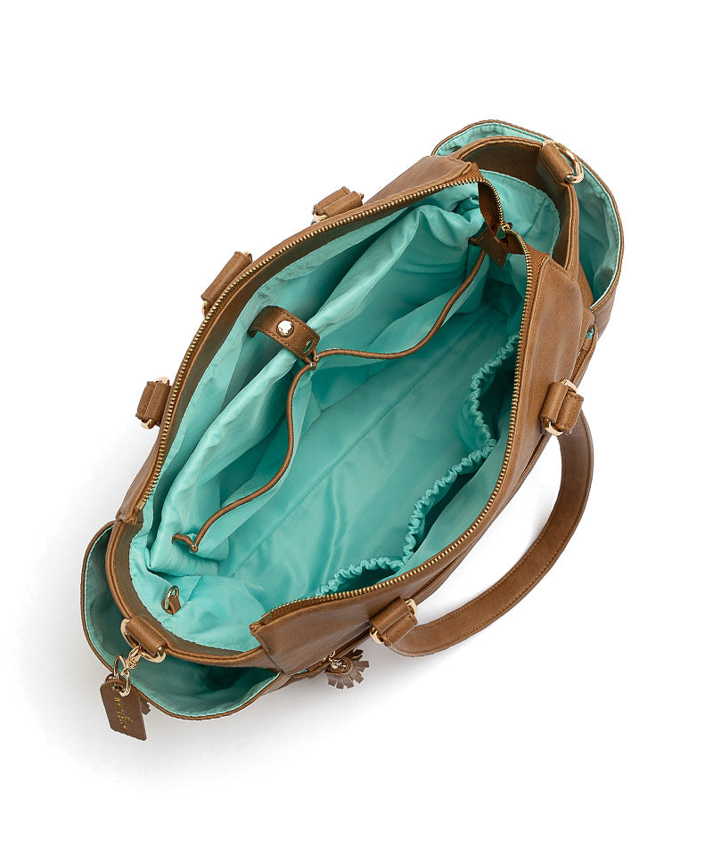 Gemini Convertible Backpack - Almond | Work & Travel Bag by White Elm
