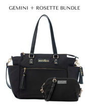 Mochila convertible Gemini - Nailon negro