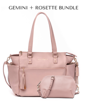 Gemini Convertible Backpack - Dusty Rose