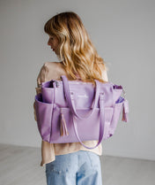 Gemini Convertible Backpack - Heather Purple