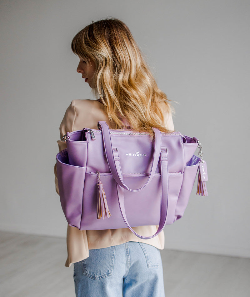Gemini Convertible Backpack - Heather Purple