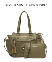 Gemini Mini Convertible Backpack - Olive