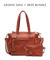 Gemini Mini Convertible Backpack - Terracotta