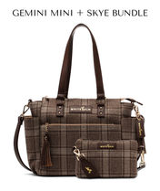 Gemini Mini Convertible Backpack - Uptown Check Wool