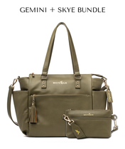 Gemini Convertible Backpack - Olive