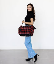 Gemini Convertible Backpack - Tartan Rouge Wool