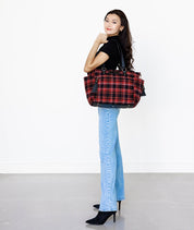 Gemini Convertible Backpack - Tartan Rouge Wool - [OUTLET FINAL SALE]