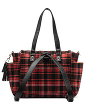Gemini Convertible Backpack - Tartan Rouge Wool