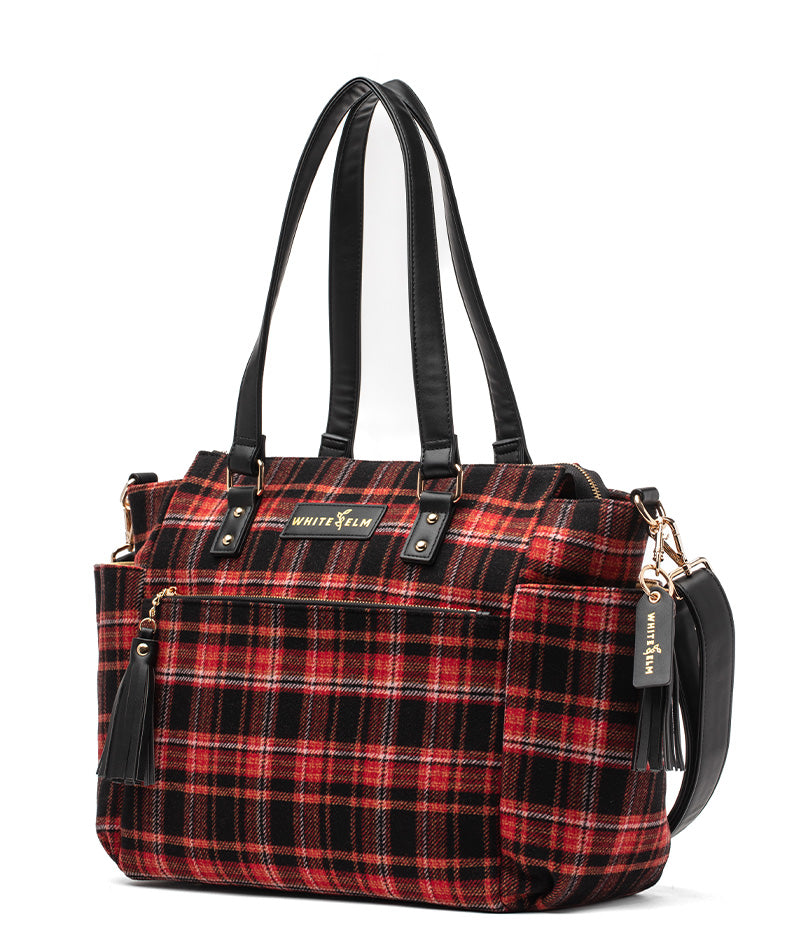 Gemini Convertible Backpack - Tartan Rouge Wool