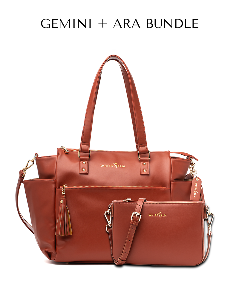 Gemini Convertible Backpack - Terracotta