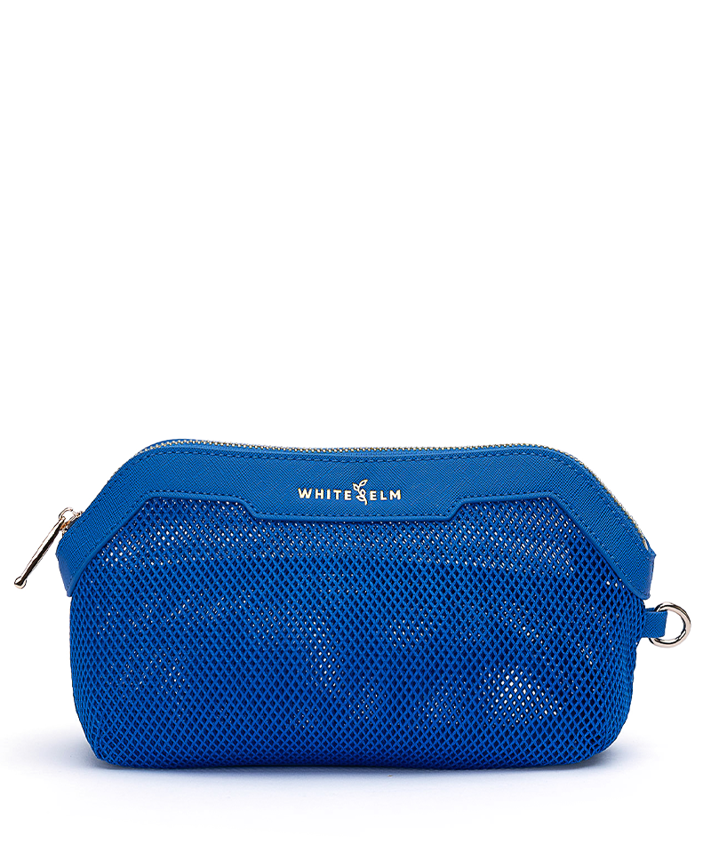 Ivy Mesh Pouch - Cobalt Blue