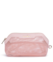 Ivy Mesh Pouch- Tea Rose