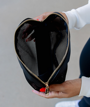 Ivy Mesh Pouch- Black