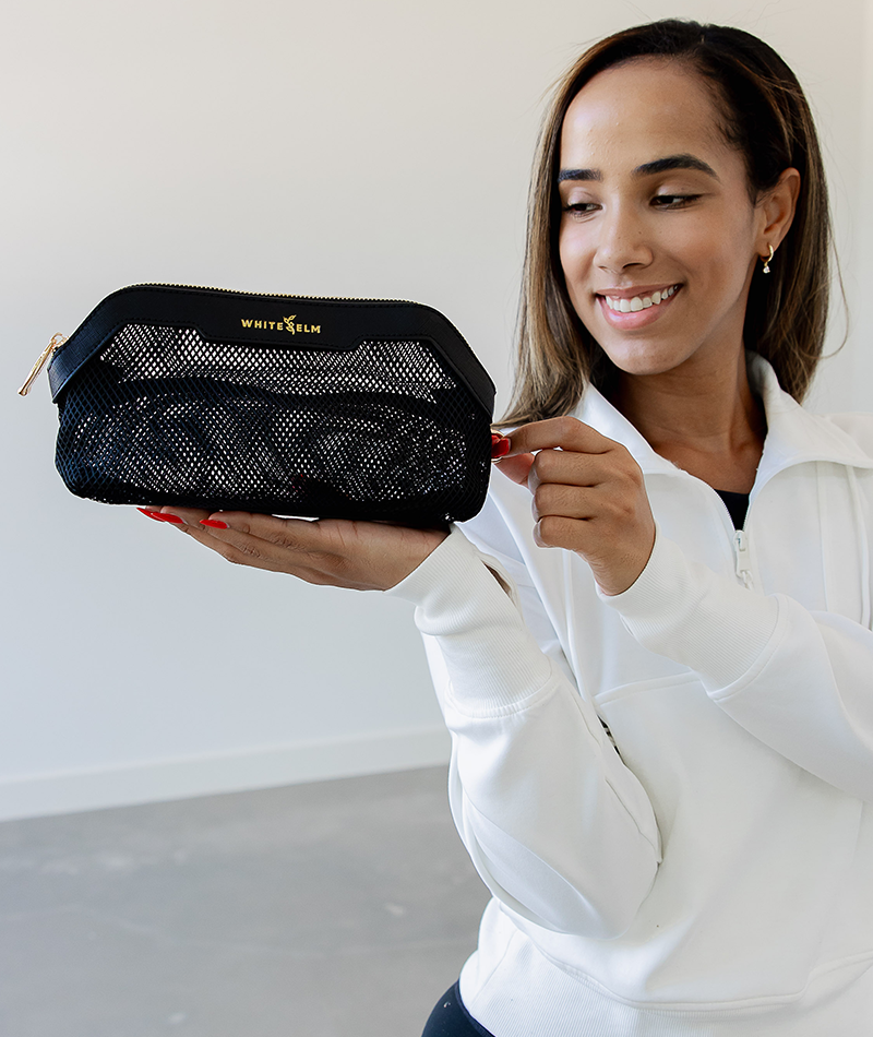 Ivy Mesh Pouch- Black