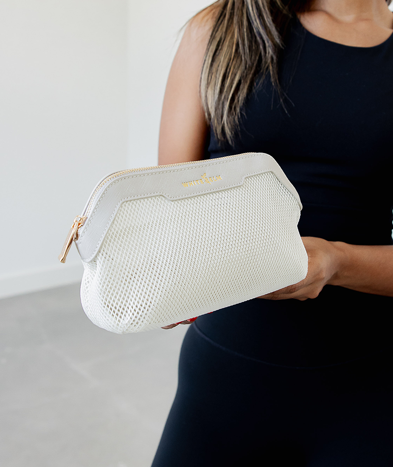 Ivy Mesh Pouch - Oat