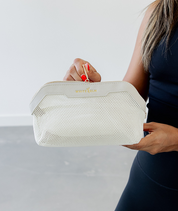 Ivy Mesh Pouch - Oat