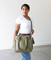 Carina Tote Bag - Olive - [OUTLET RETIRED FINAL SALE]