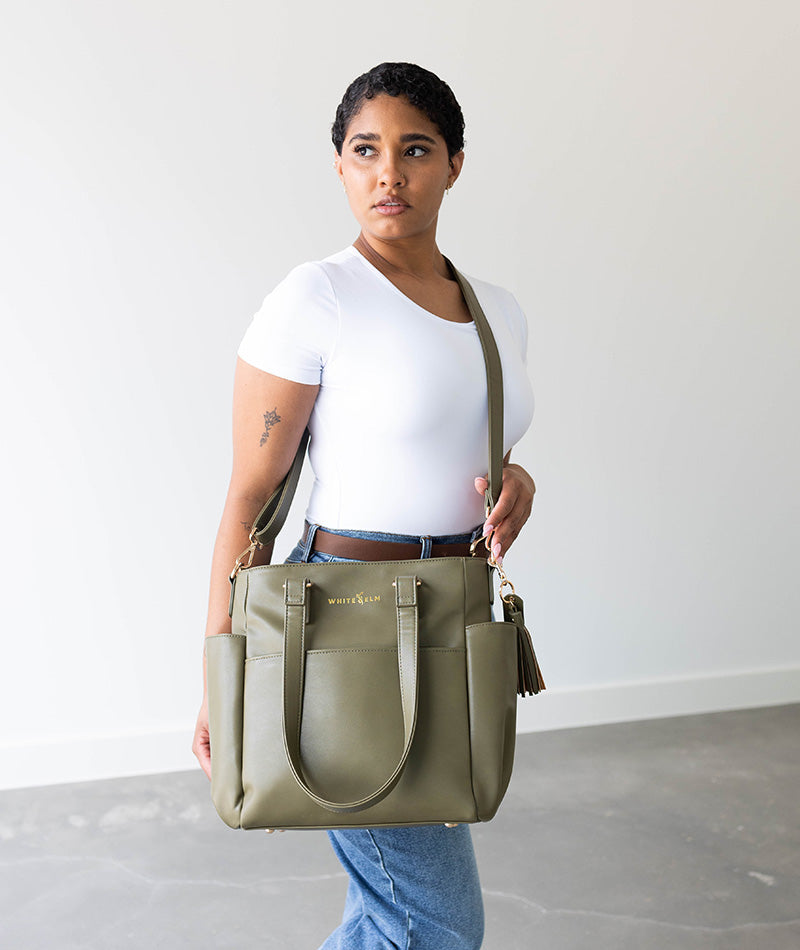 Carina Tote Bag - Olive