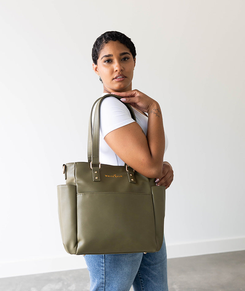 Carina Tote Bag - Olive