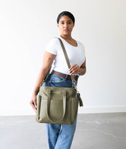 Carina Tote Bag - Olive - [OUTLET RETIRED FINAL SALE]