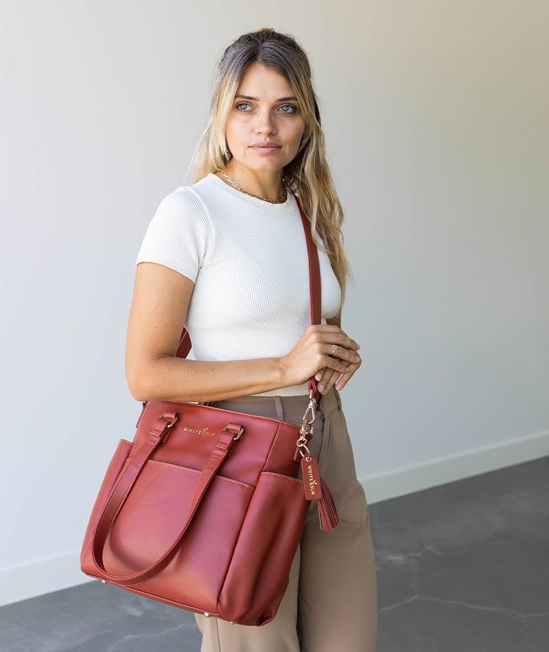 Carina Tote Bag - Terracotta