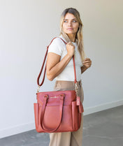 Carina Tote Bag - Terracotta