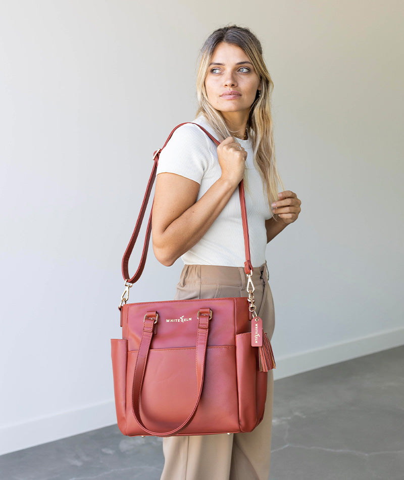 Carina Tote Bag - Terracotta