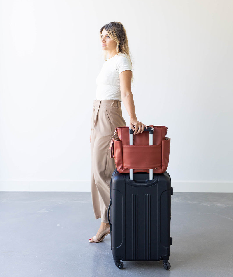 Carina Tote Bag - Terracotta