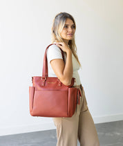 Carina Tote Bag - Terracotta - [OUTLET FINAL SALE]