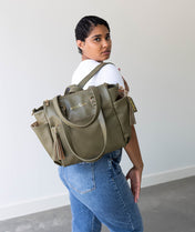 Gemini Mini Convertible Backpack - Olive