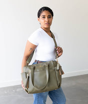 Gemini Mini Convertible Backpack - Olive