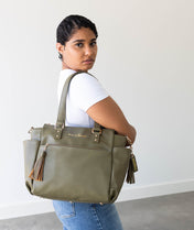 Gemini Mini Convertible Backpack - Olive