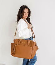 Gemini Convertible Backpack - Caramel