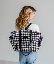 Gemini Convertible Backpack - Houndstooth
