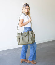 Gemini Convertible Backpack - Olive