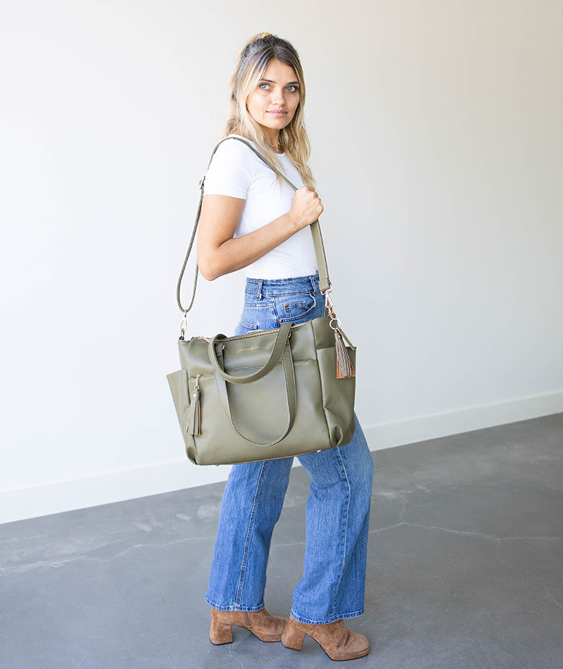 Gemini Convertible Backpack - Olive