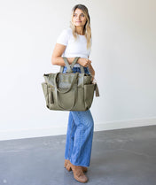 Gemini Convertible Backpack - Olive